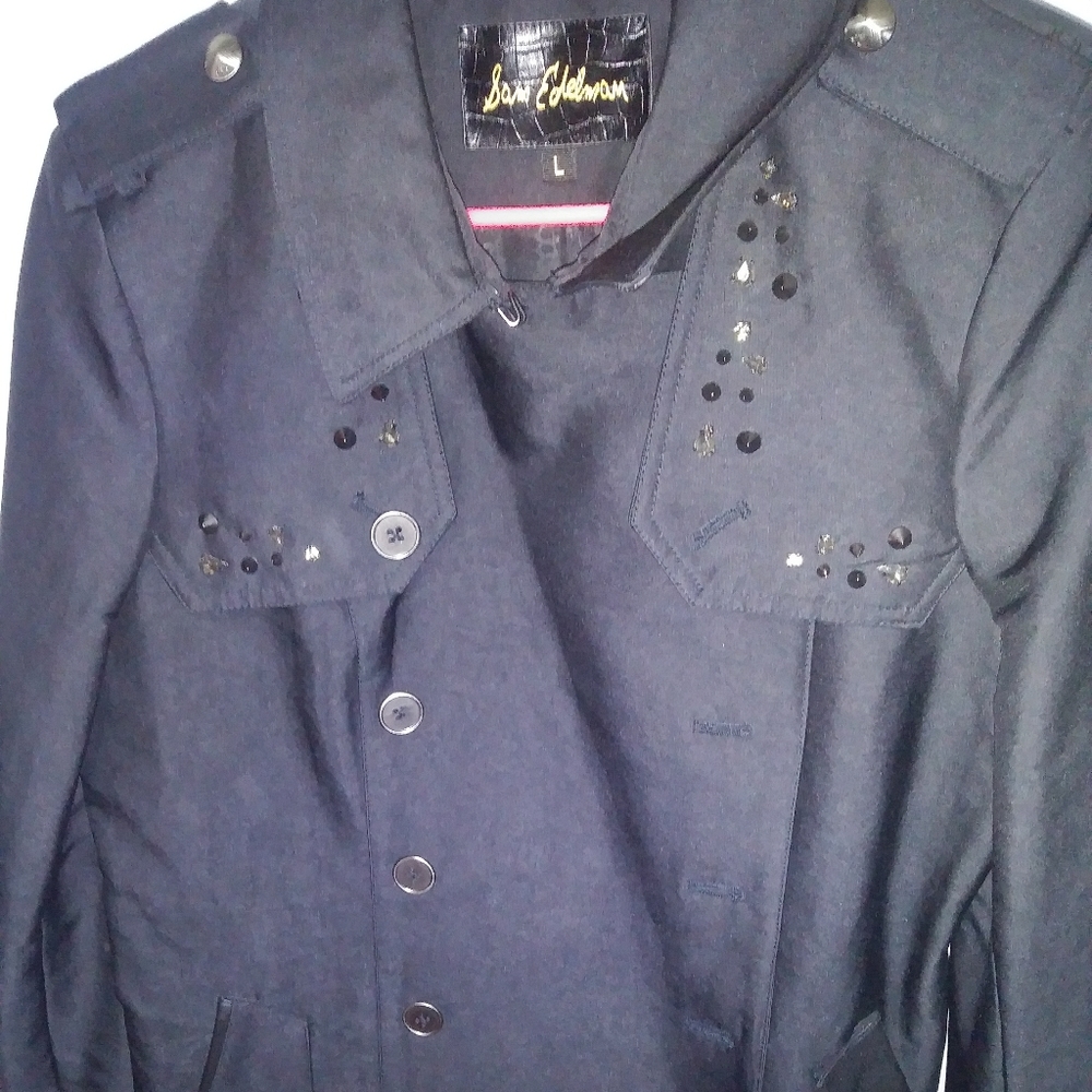 Sam Edelman Heavy jacket with punk rock stones.
